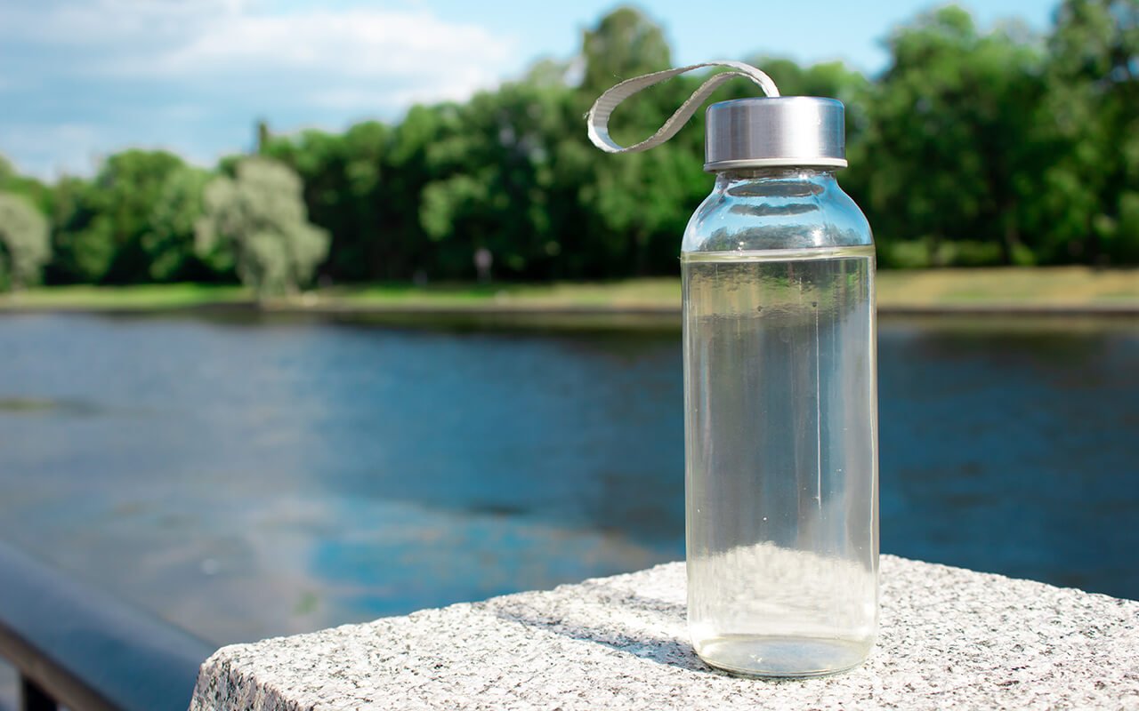 Reusable water bottle