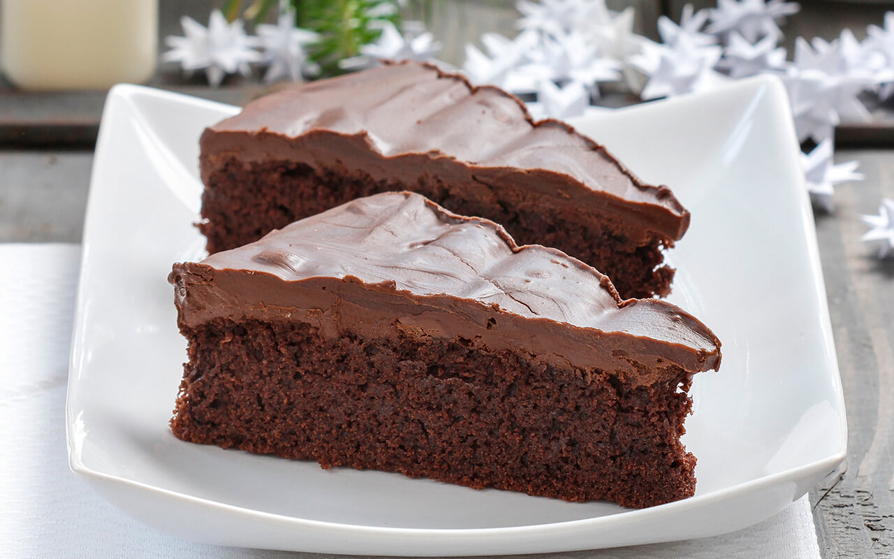 Danish chocolate cake