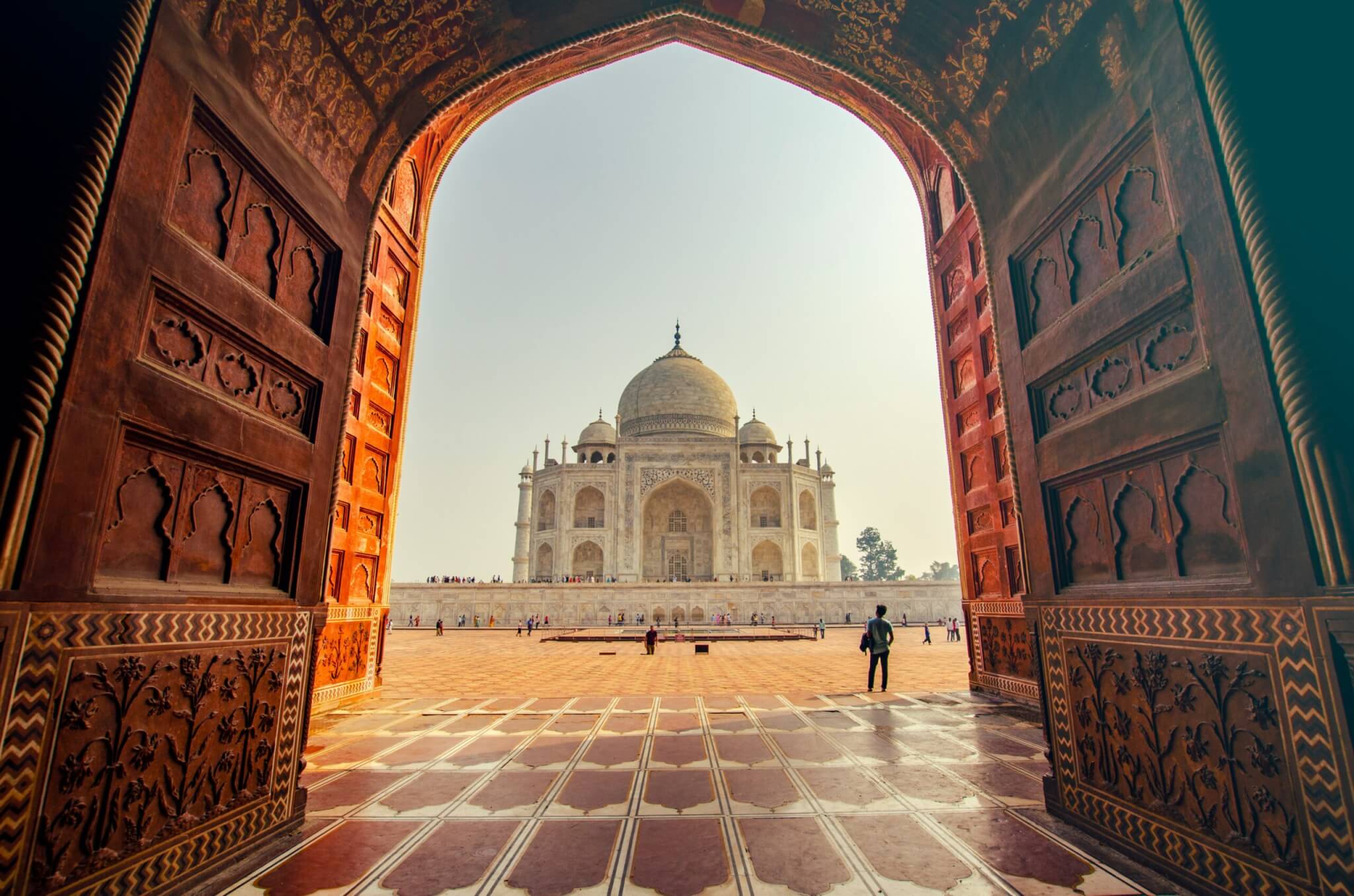 the taj mahal