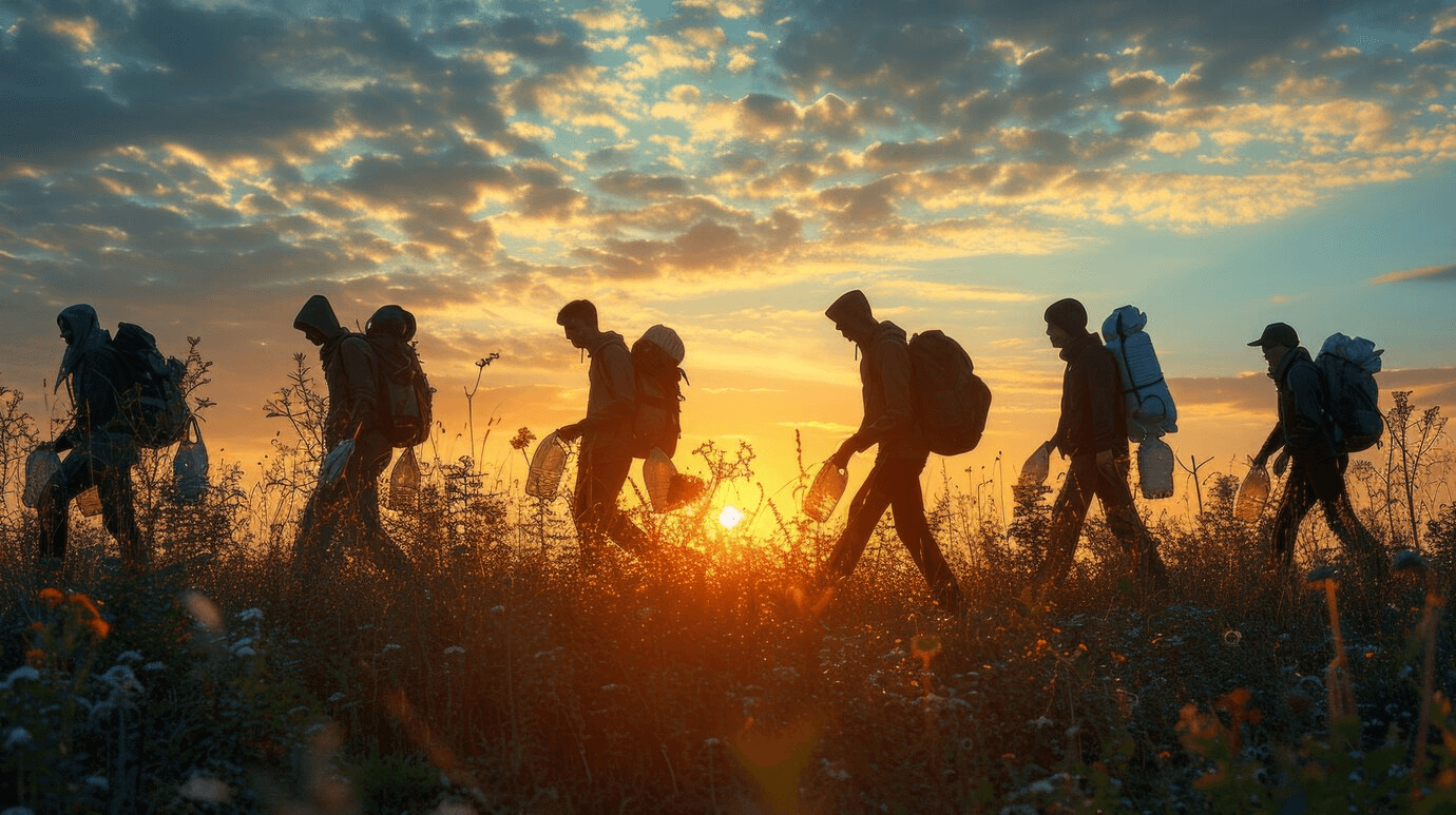 Hiking group