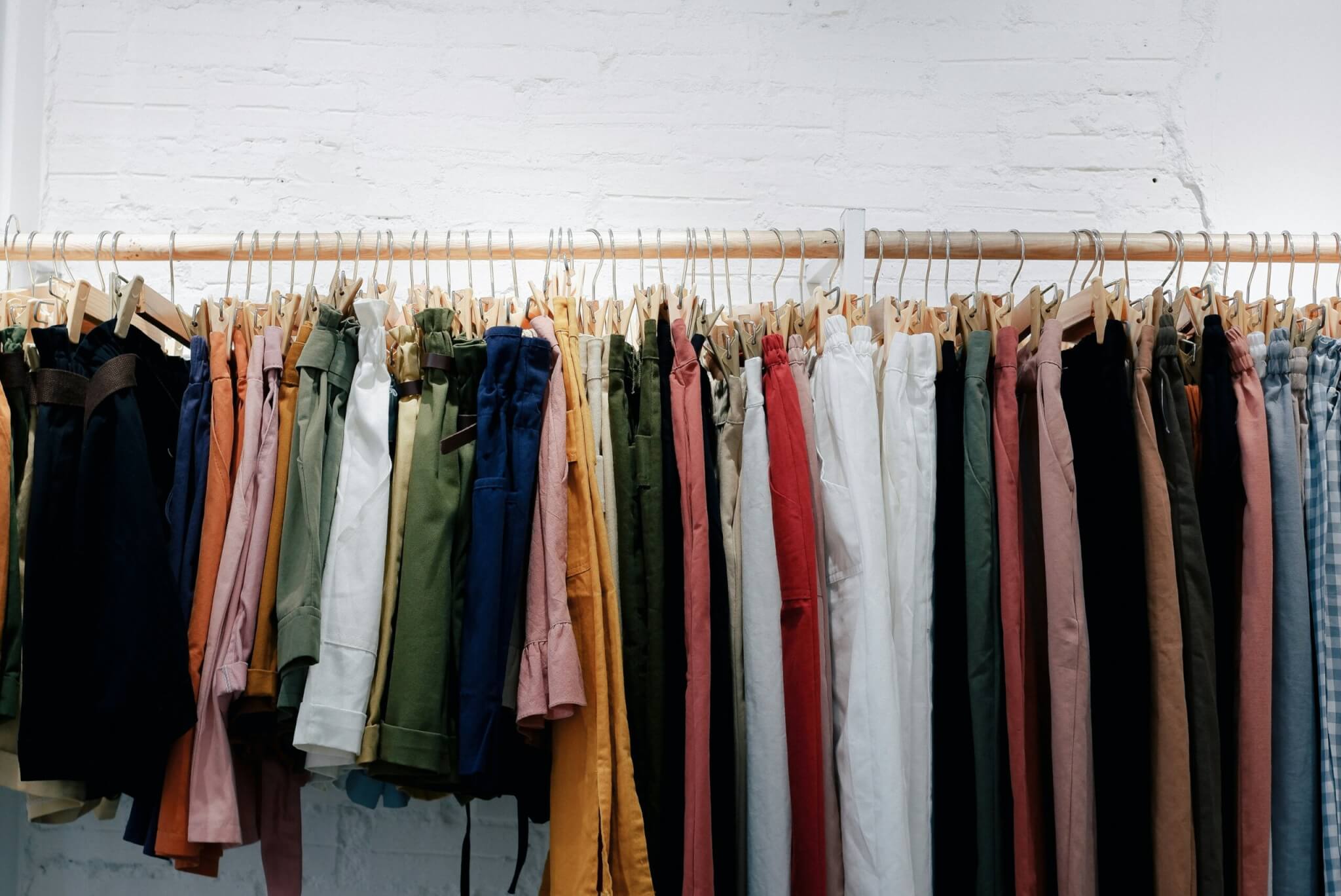 rack of clothing