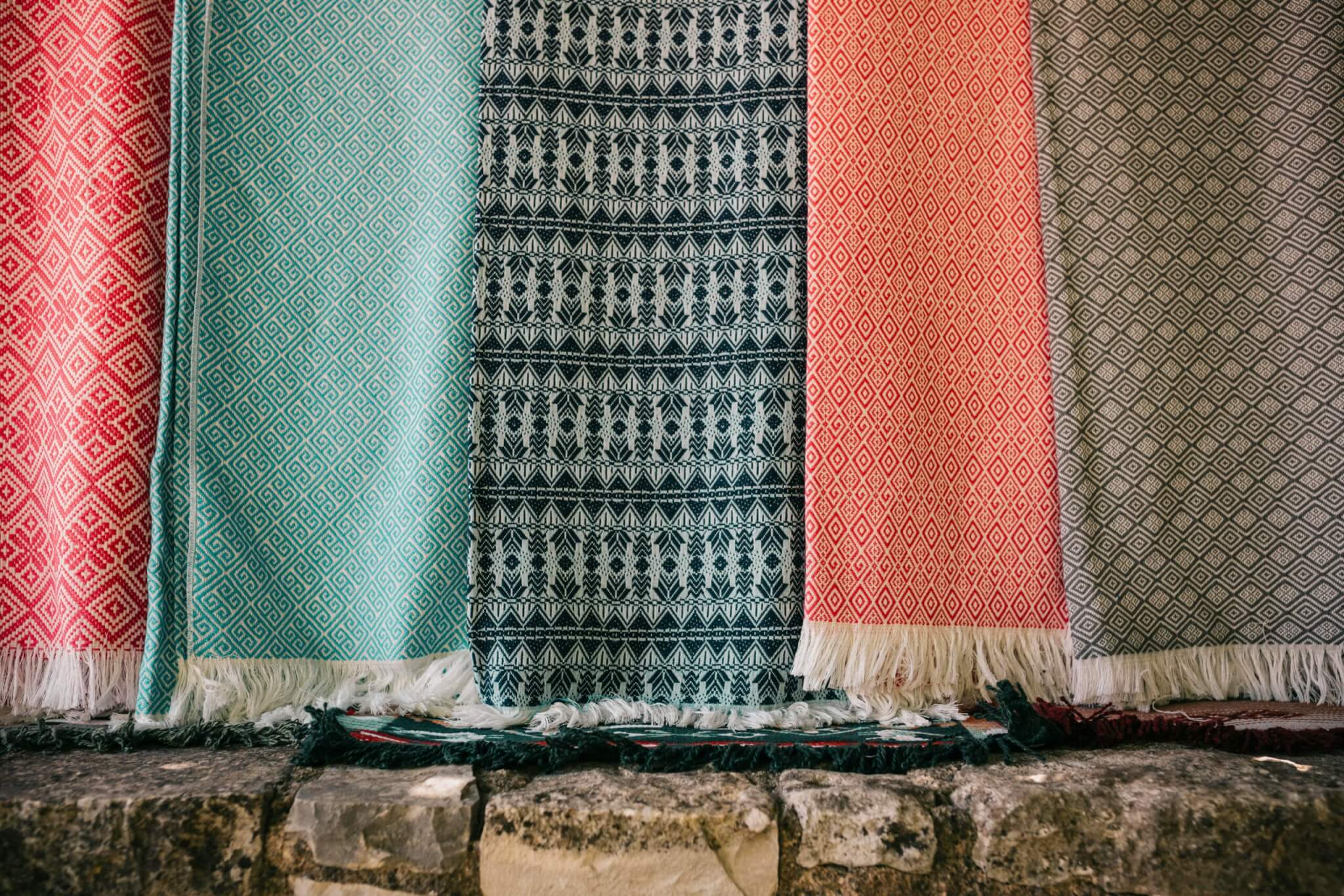 Patterned scarves