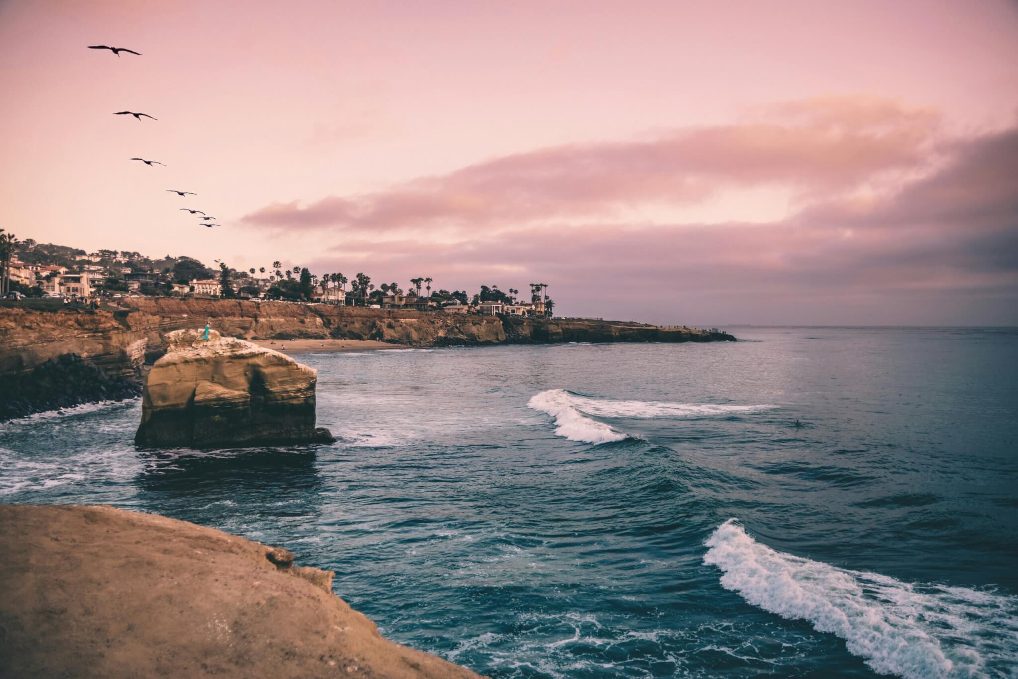 sunset cliffs, san diego