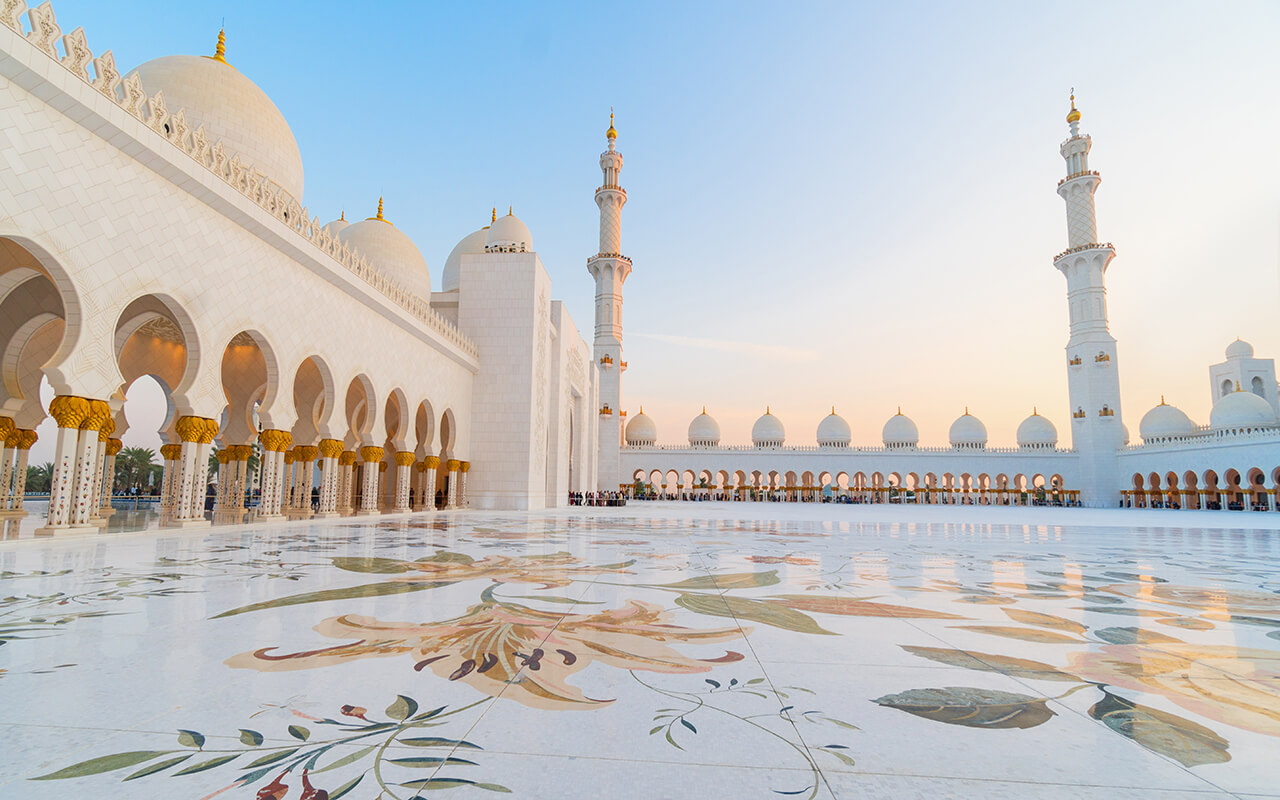 Exterior of a mosque 
