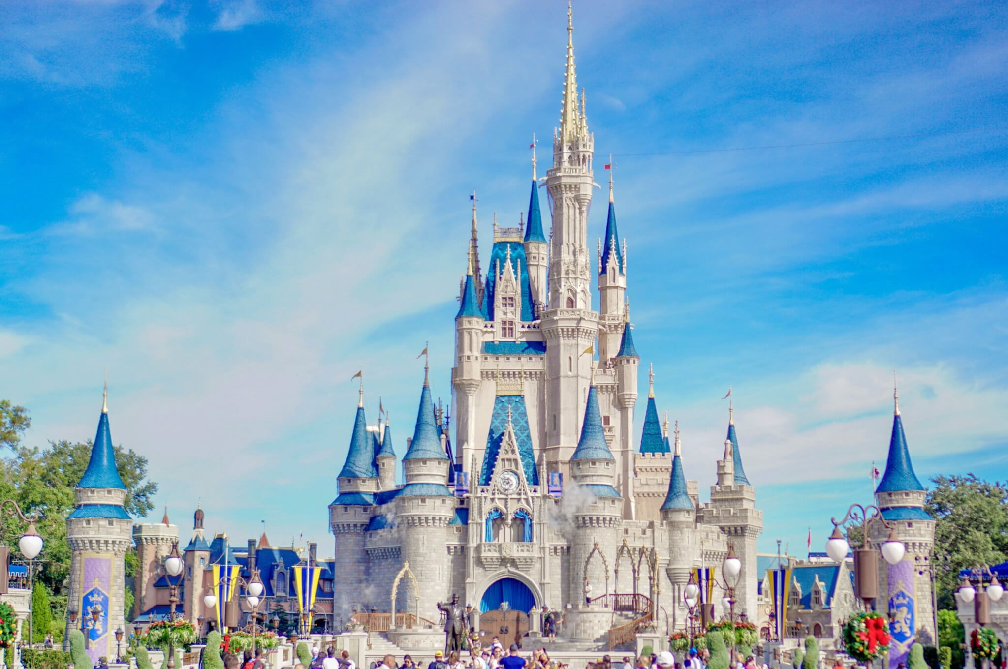 Castle at Disney World in Florida