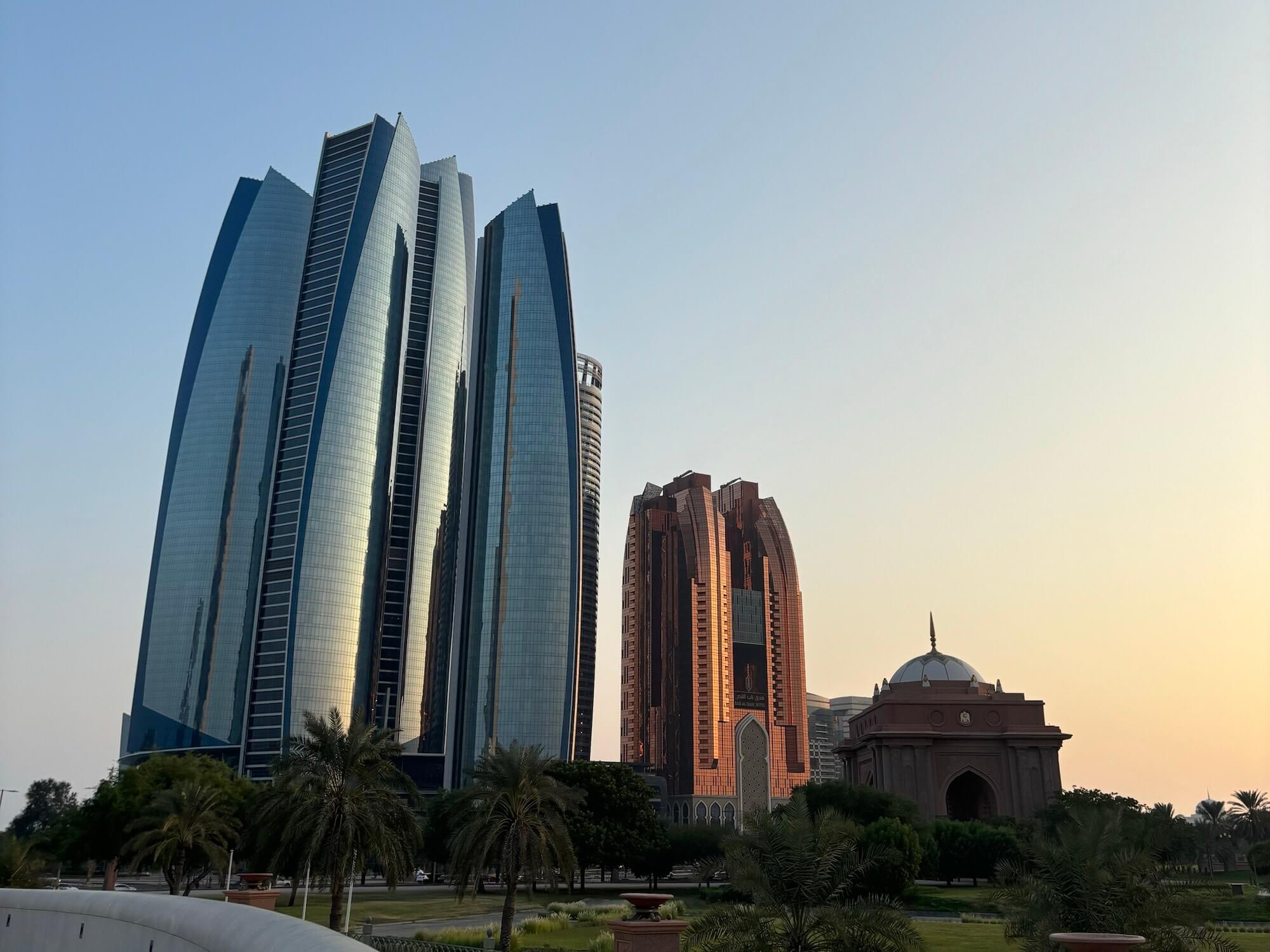 Skyline in Abu Dhabi 
