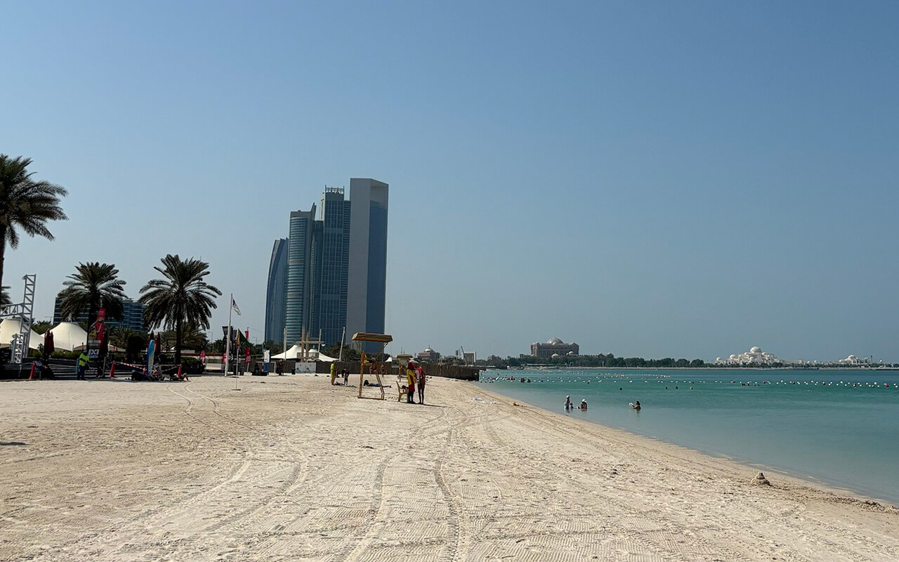 Beach in Abu Dhabi