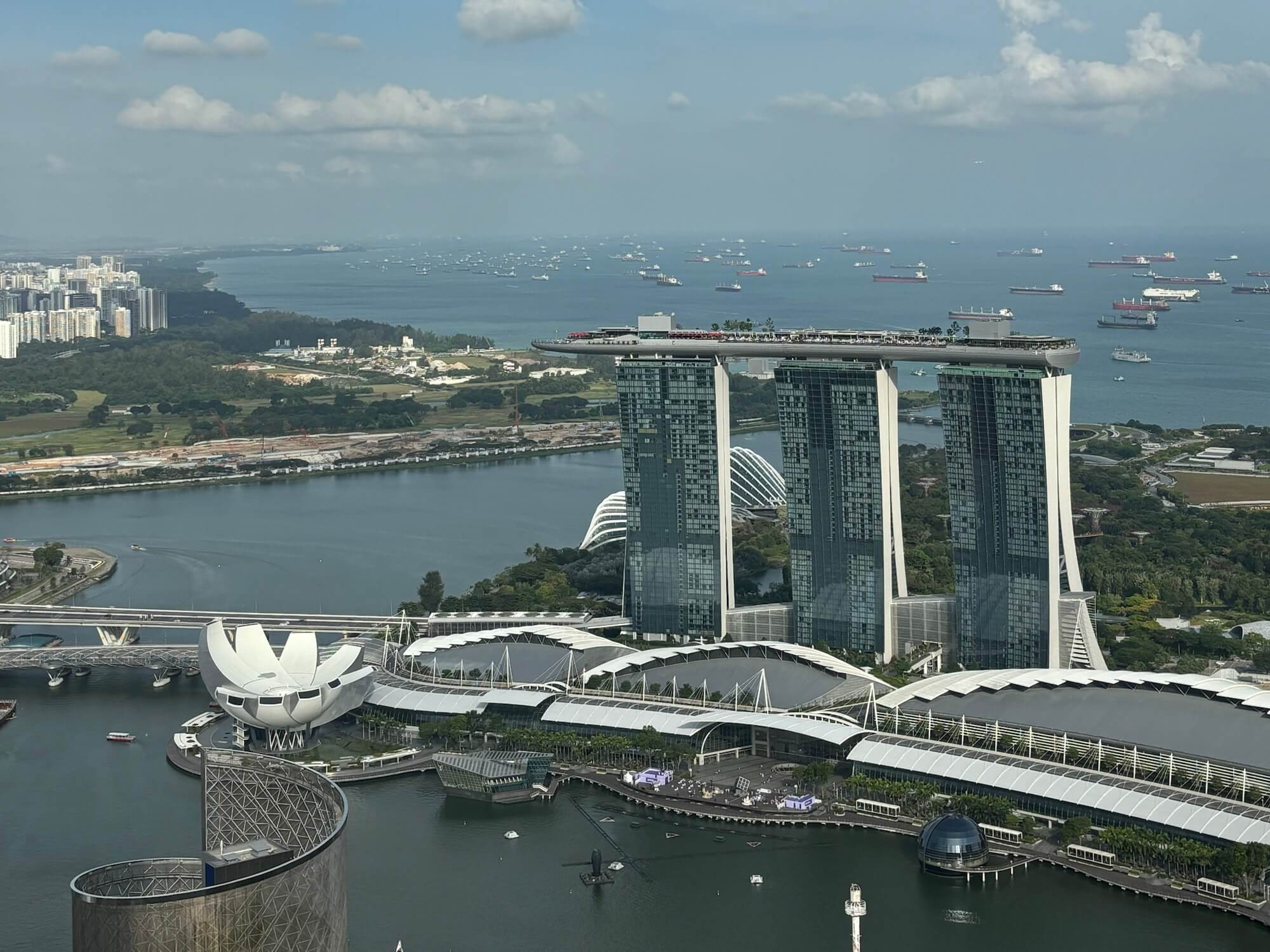 View of Marina Bay Sands from the 51st Floor