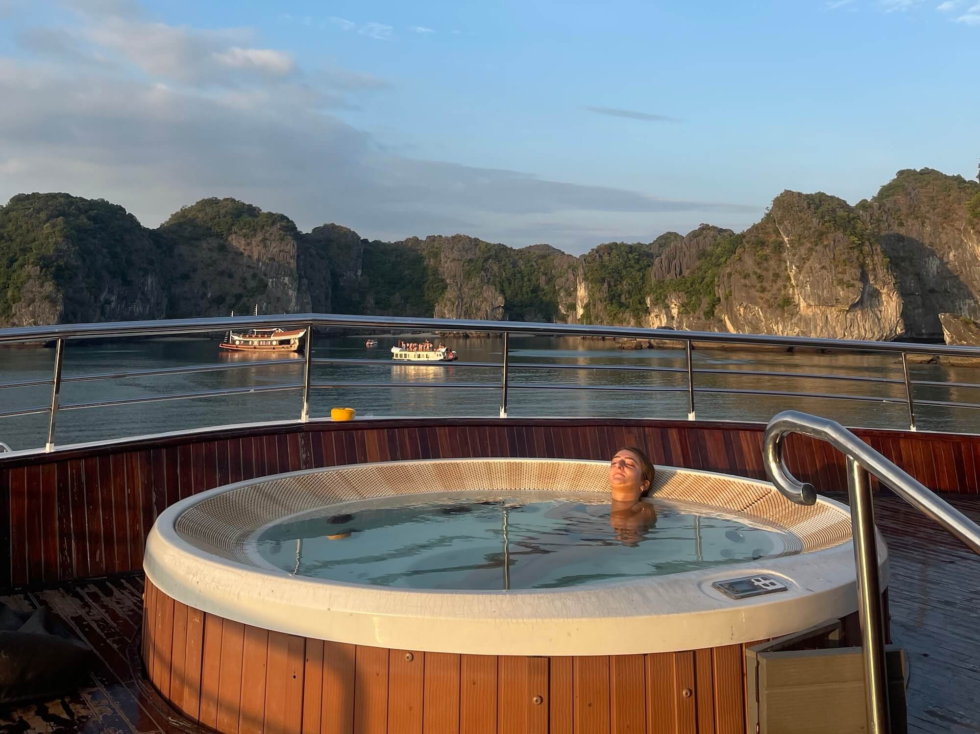 On board the Ha Long Bay Cruse, Vietnam