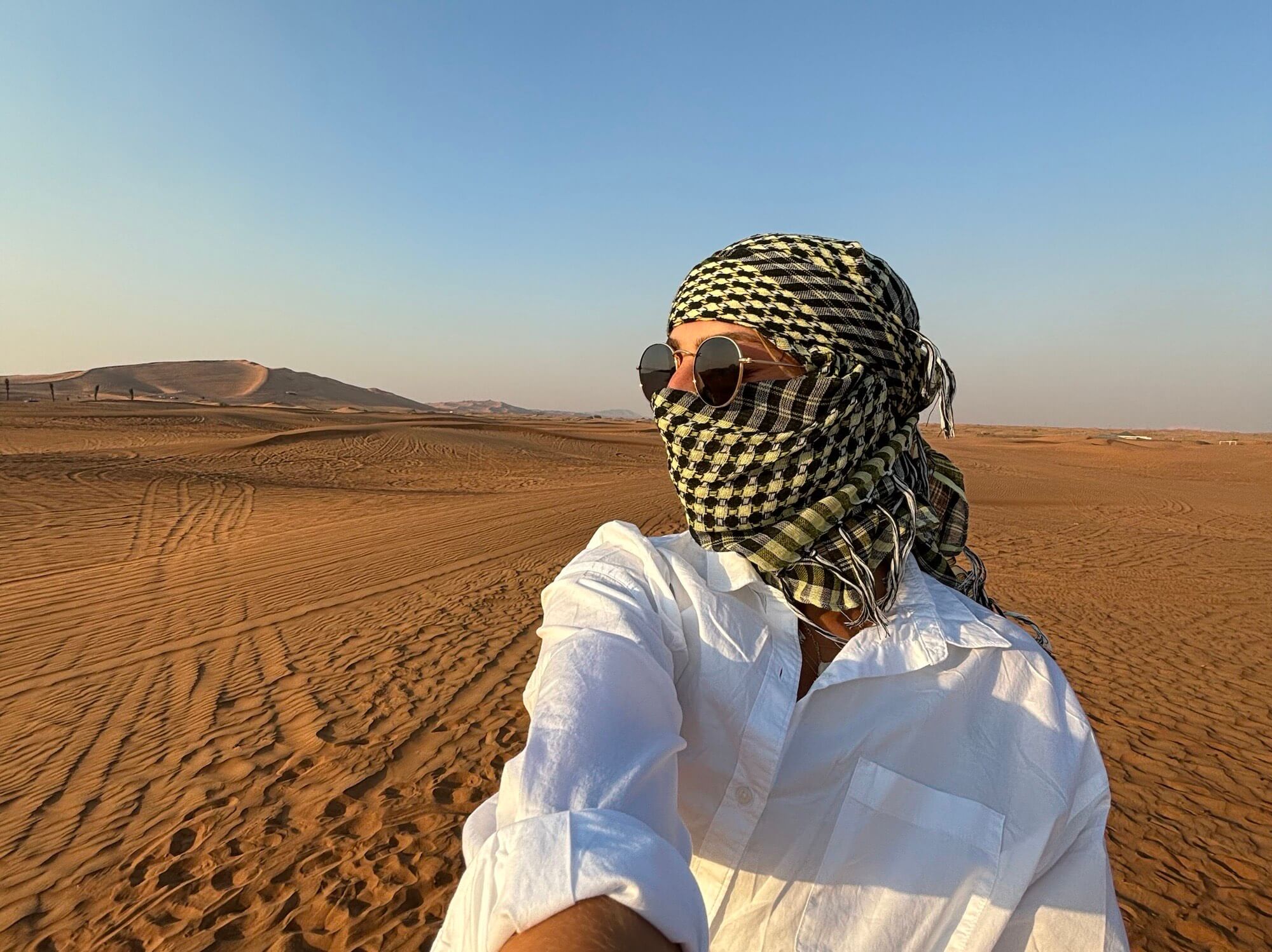 Desert experience in Dubai, UAE