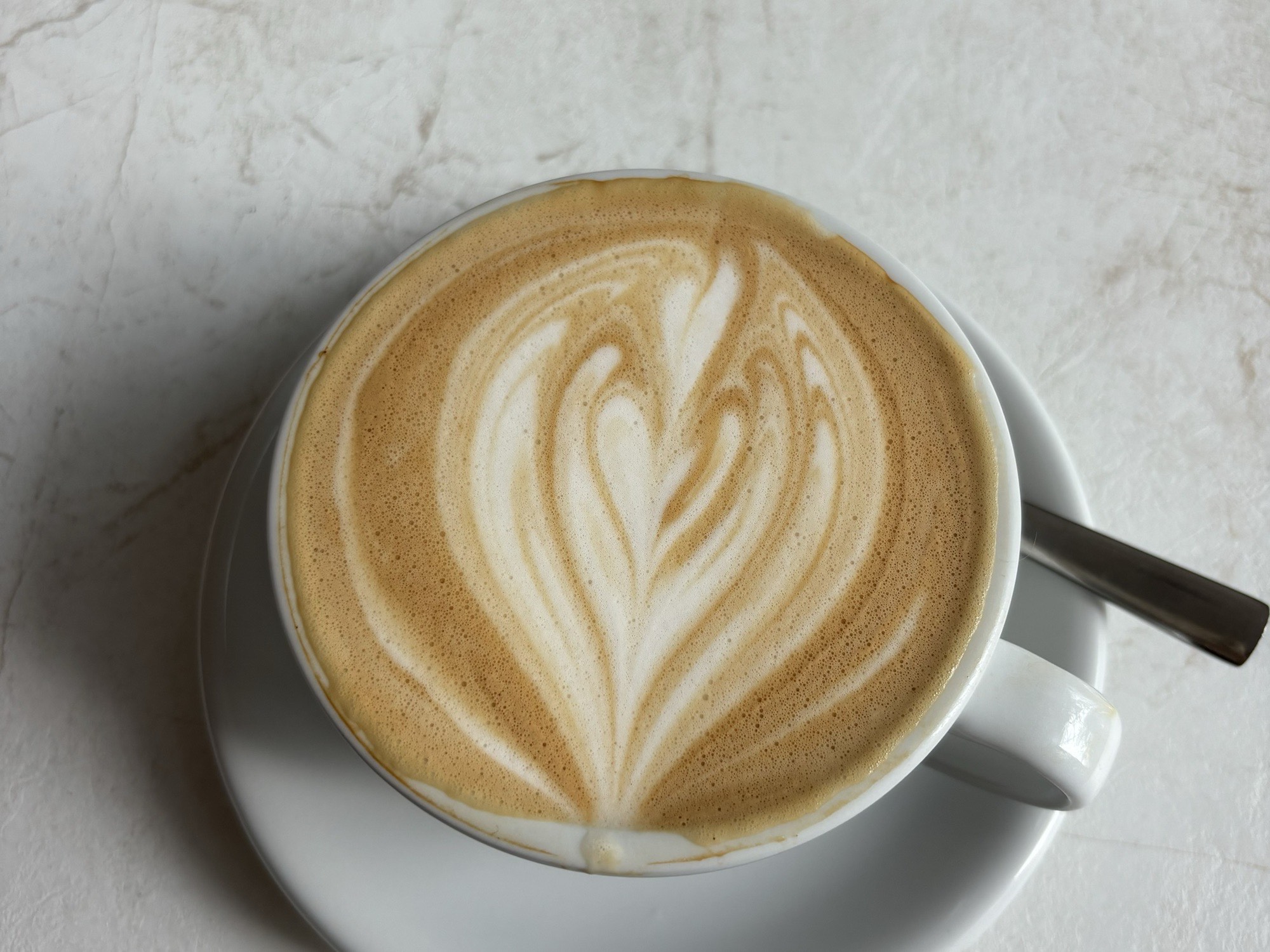 Coffee from one of the numerous cafes inside The Jewel. 