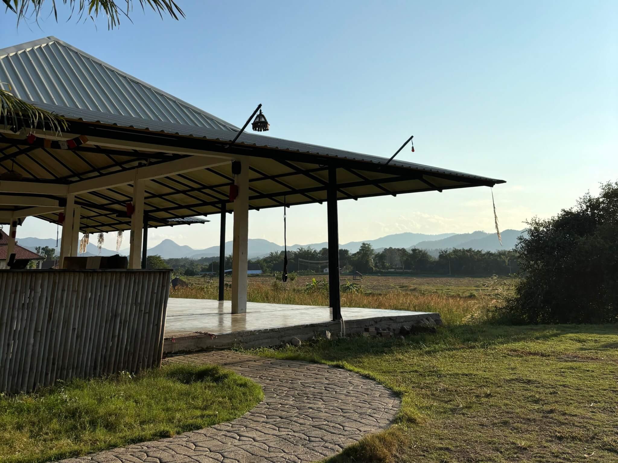 Yoga space at Atlas Valley Pai