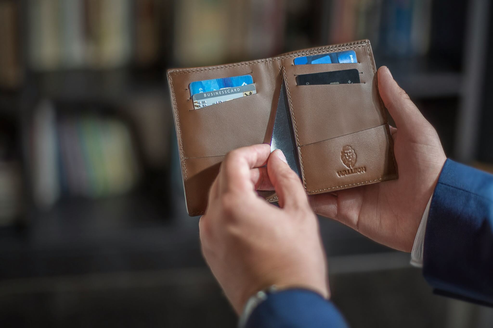 wallet with cards
