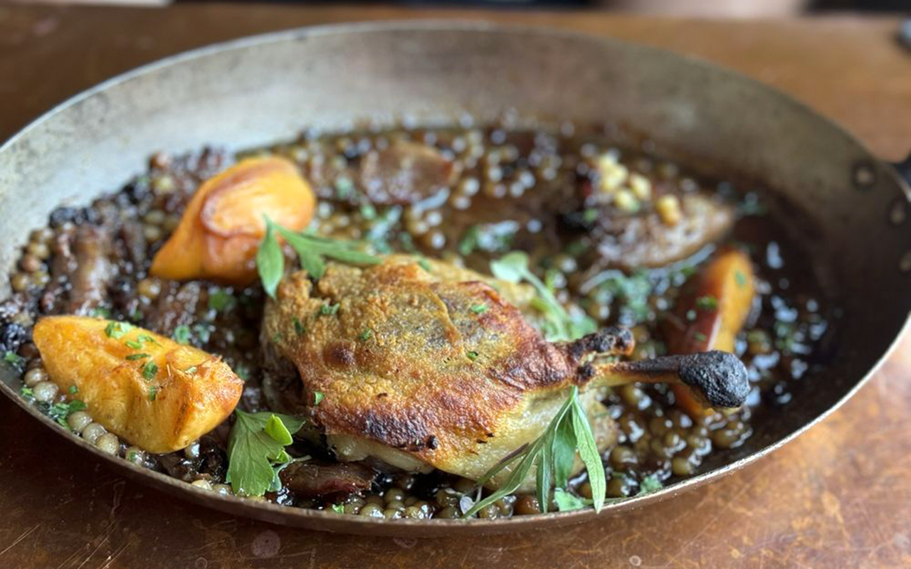 Duck confit leg