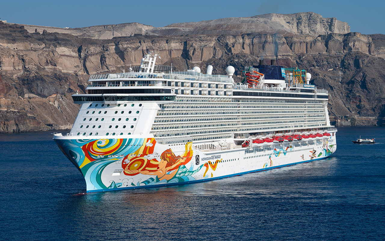 Port of Skala, Santorini, Greece