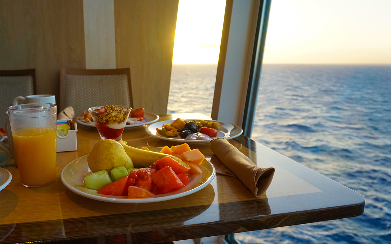 Food on a cruise