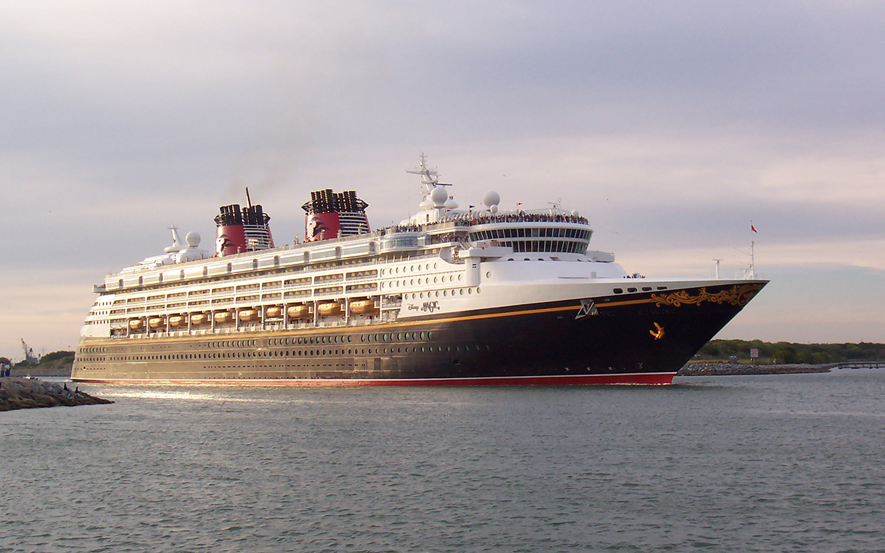 Disney Magic departs Port Canaveral for a 7-day Caribbean cruise.