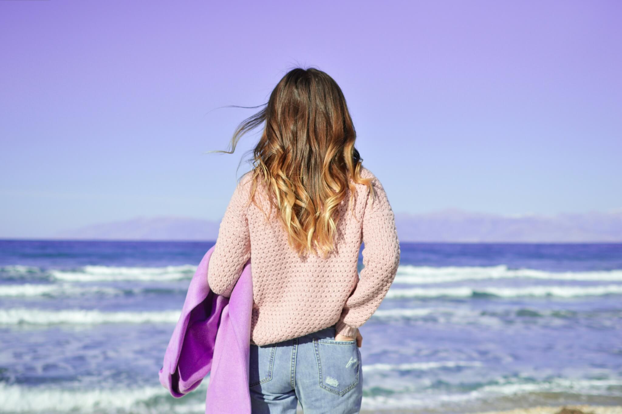 woman with layers