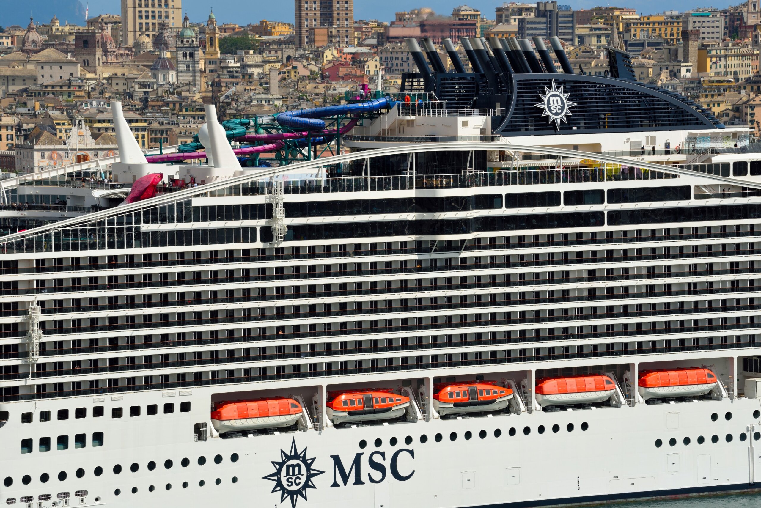 Cruise Ship MSC Seaside docked