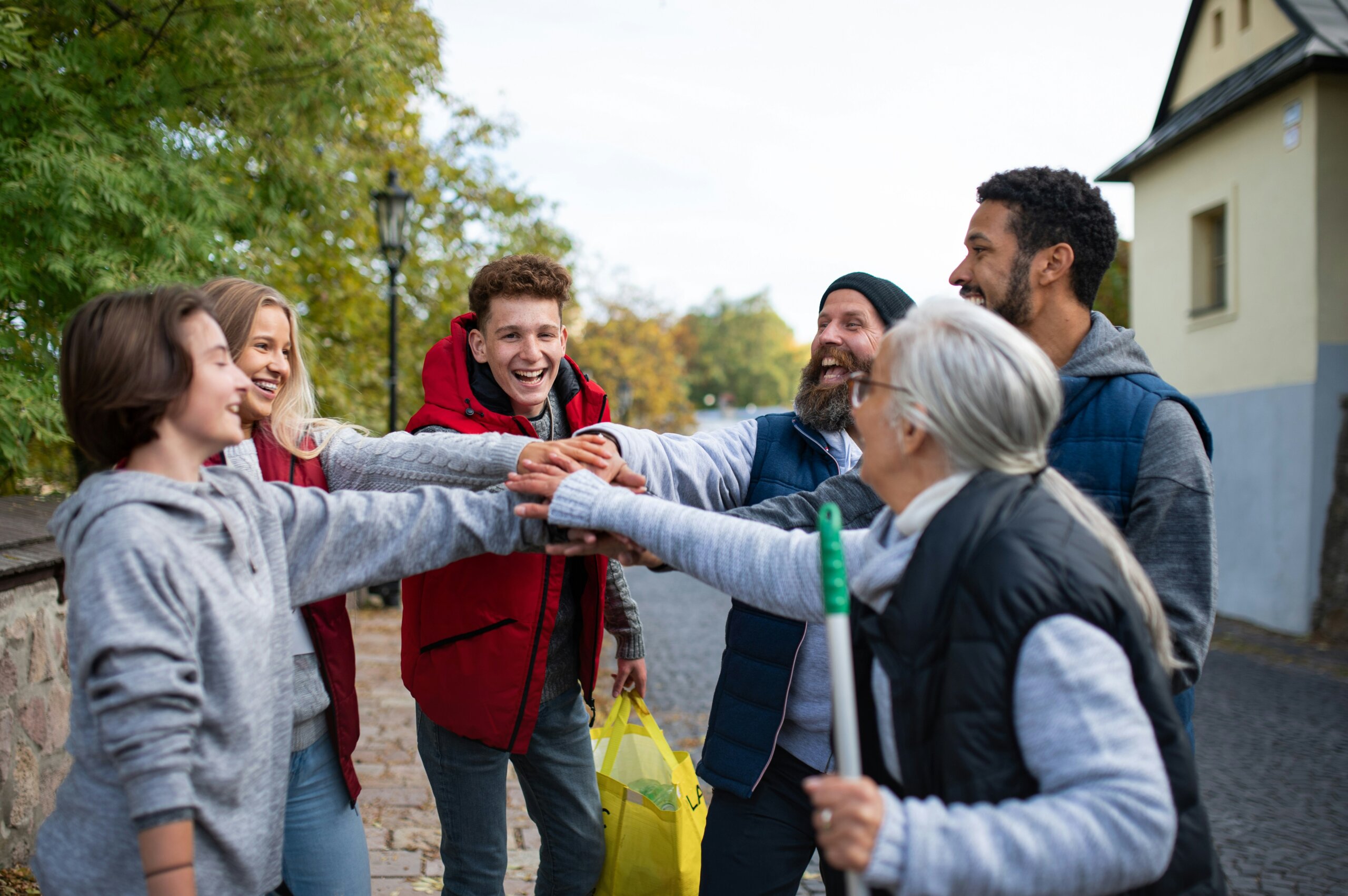 Group of volunteers