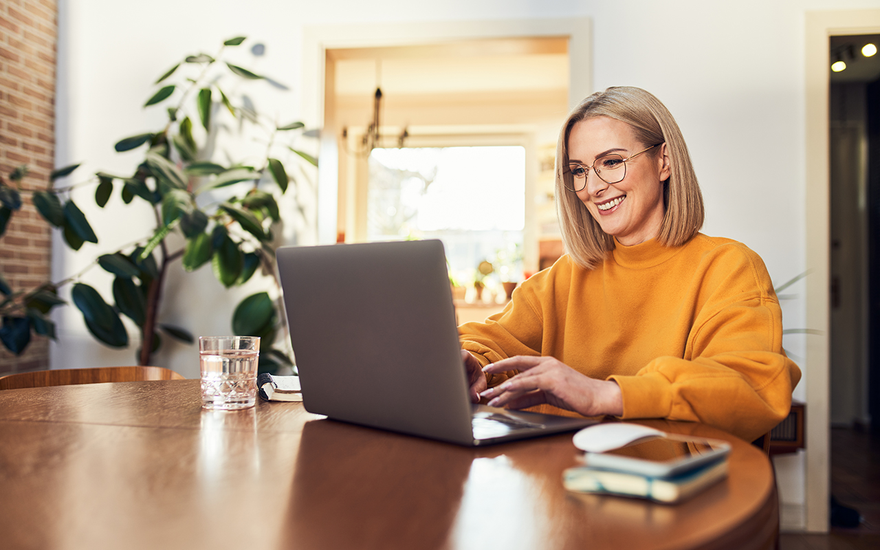 Woman on laptop