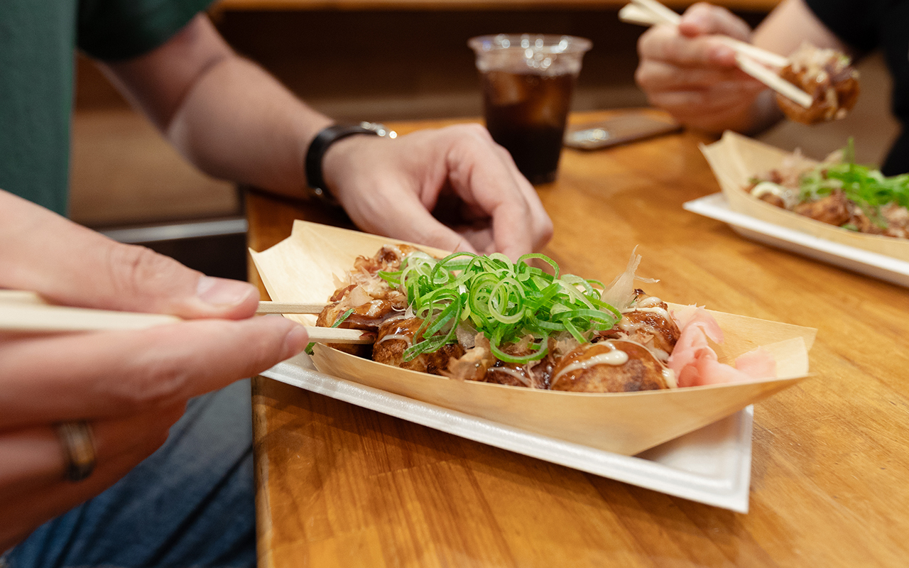 Street food meal
