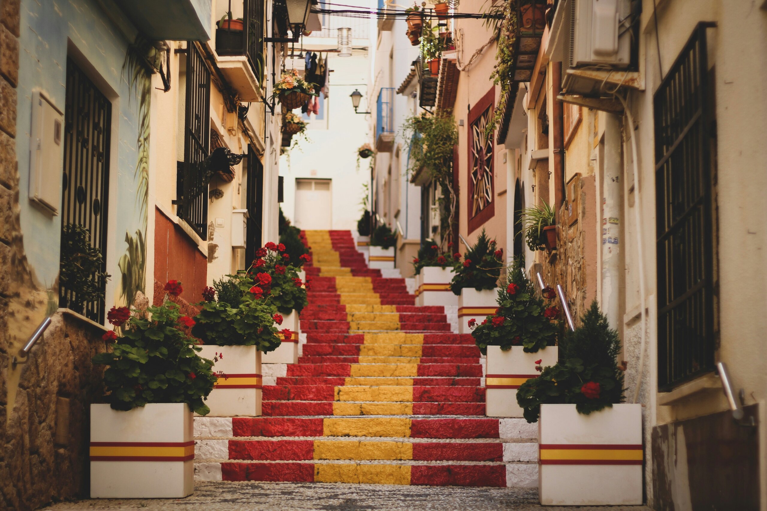old town, calp, spain