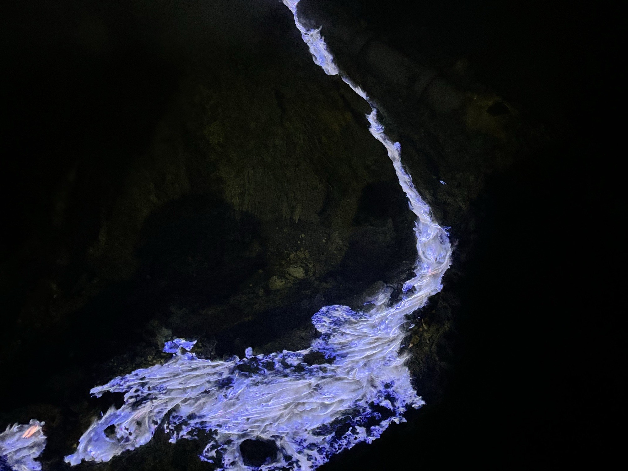 Blue Fire at Ijen 