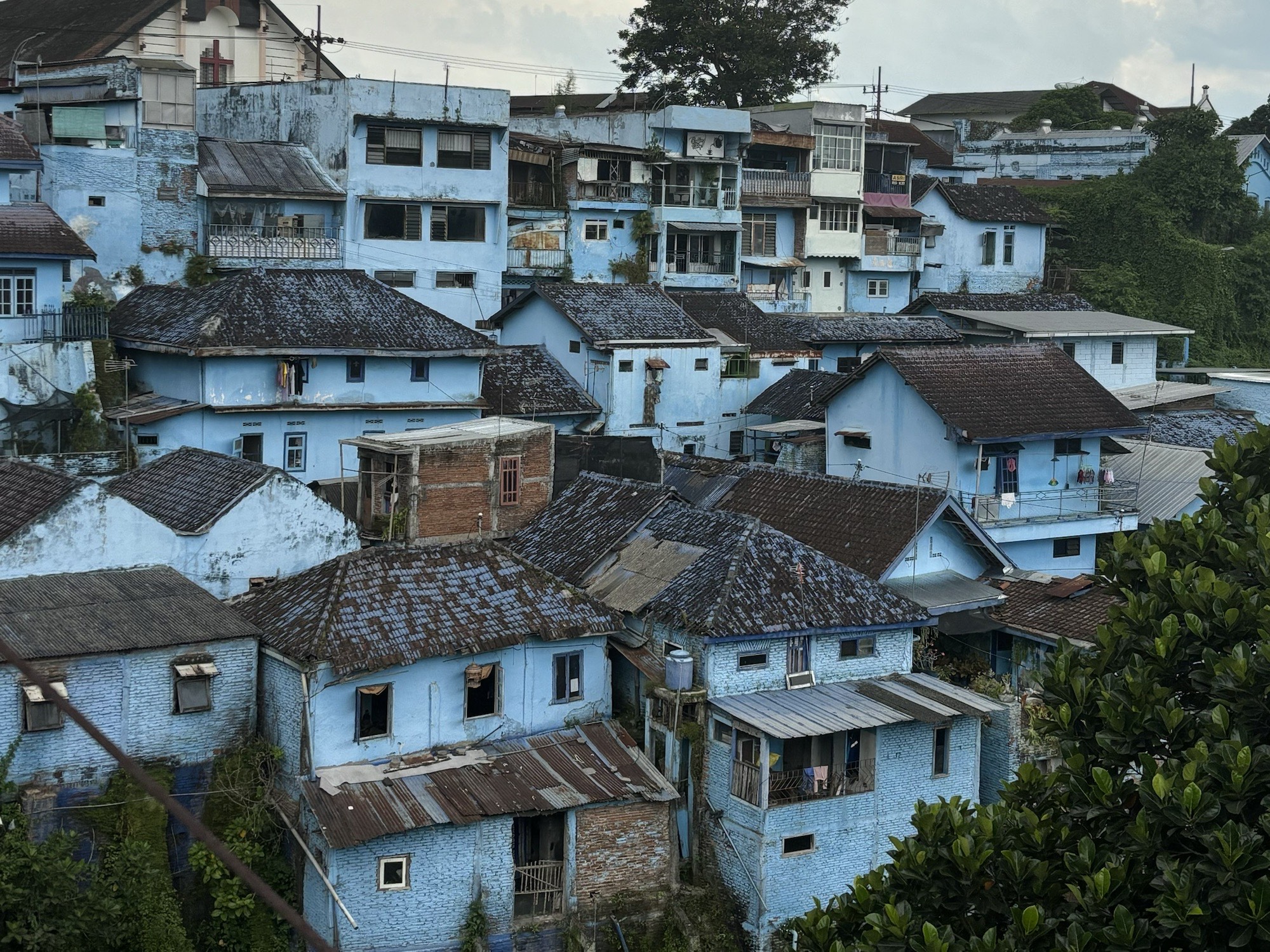 Blue village in Malang