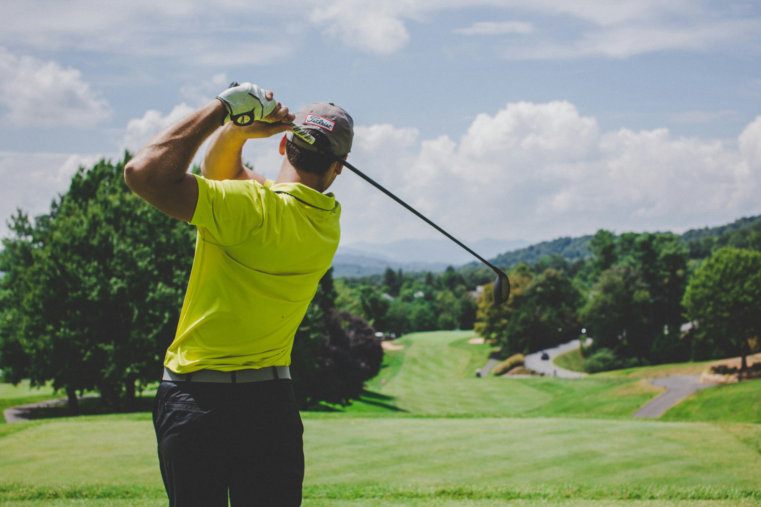 golfing