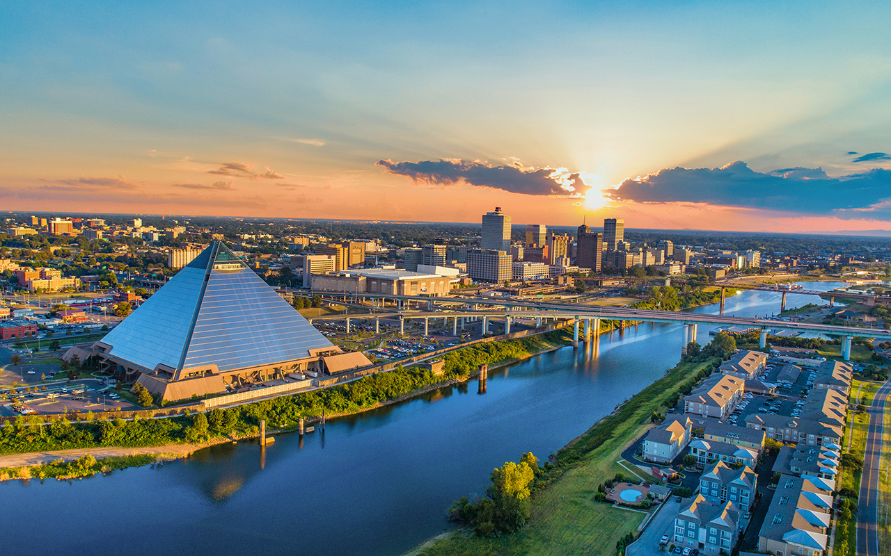 Mississippi River in Memphis, TN