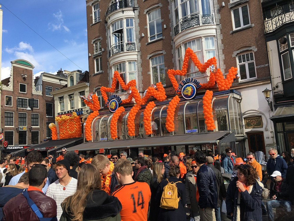 King's Day Festival in Amsterdam, Netherlands