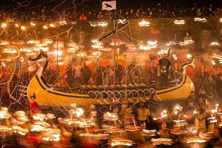 Viking Fire Festival in Lerwick, Scotland