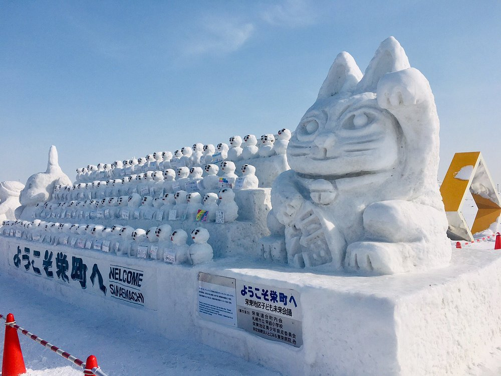Sapporo Snow Festival in Sapporo, Japan