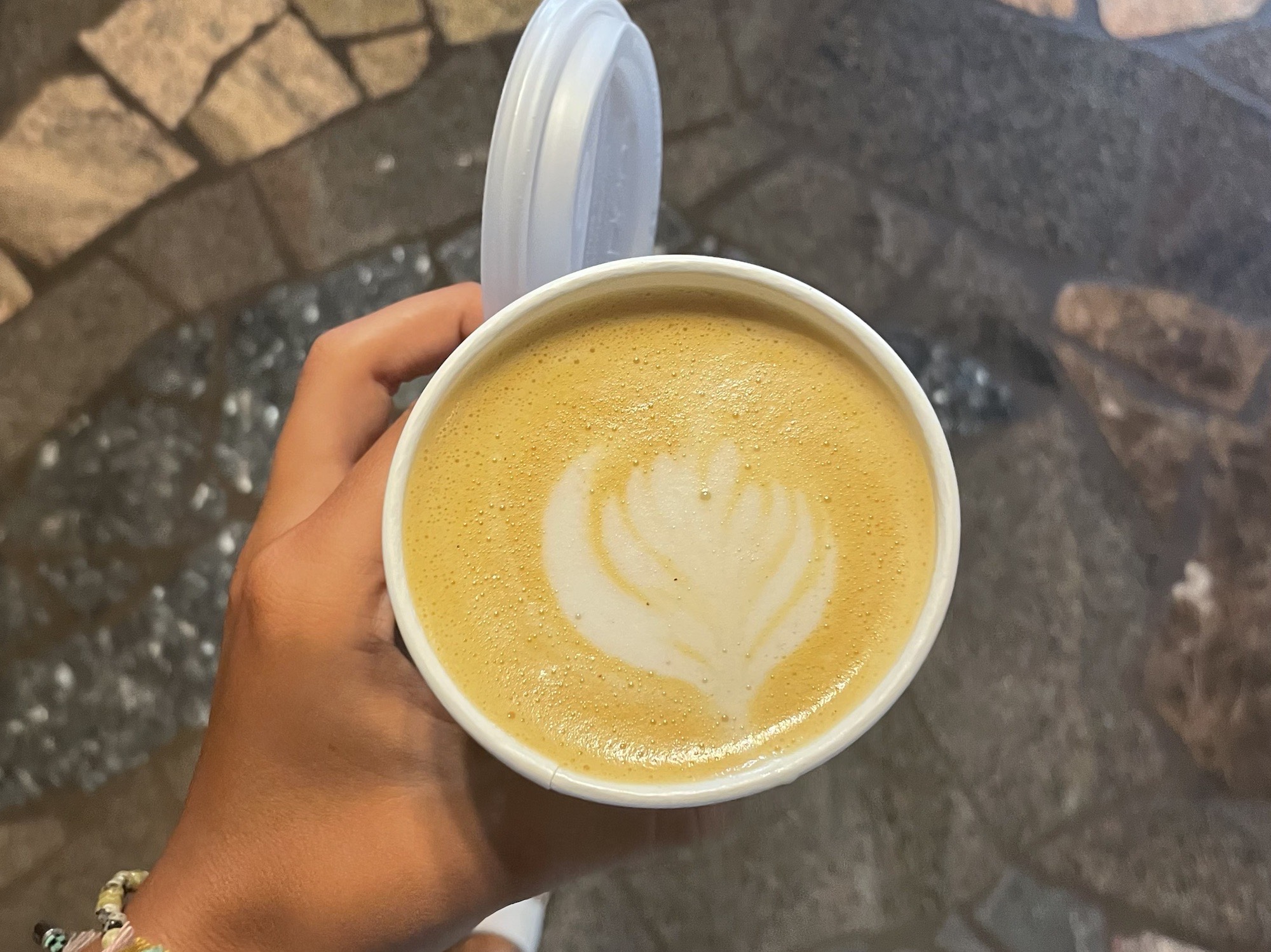Speciality Latte at Island Vintage Coffee