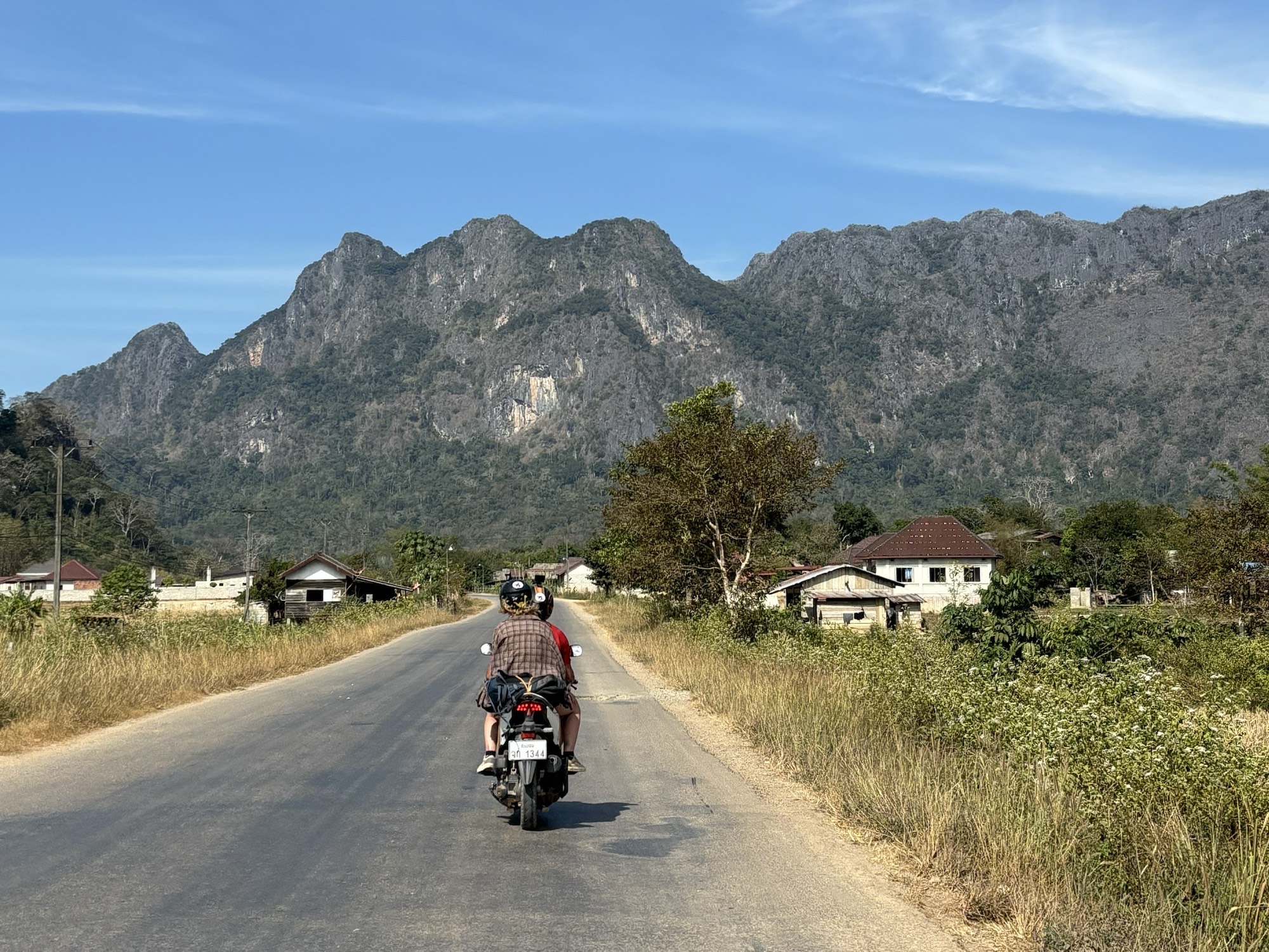Mountain viees in the remote areas of Laos 