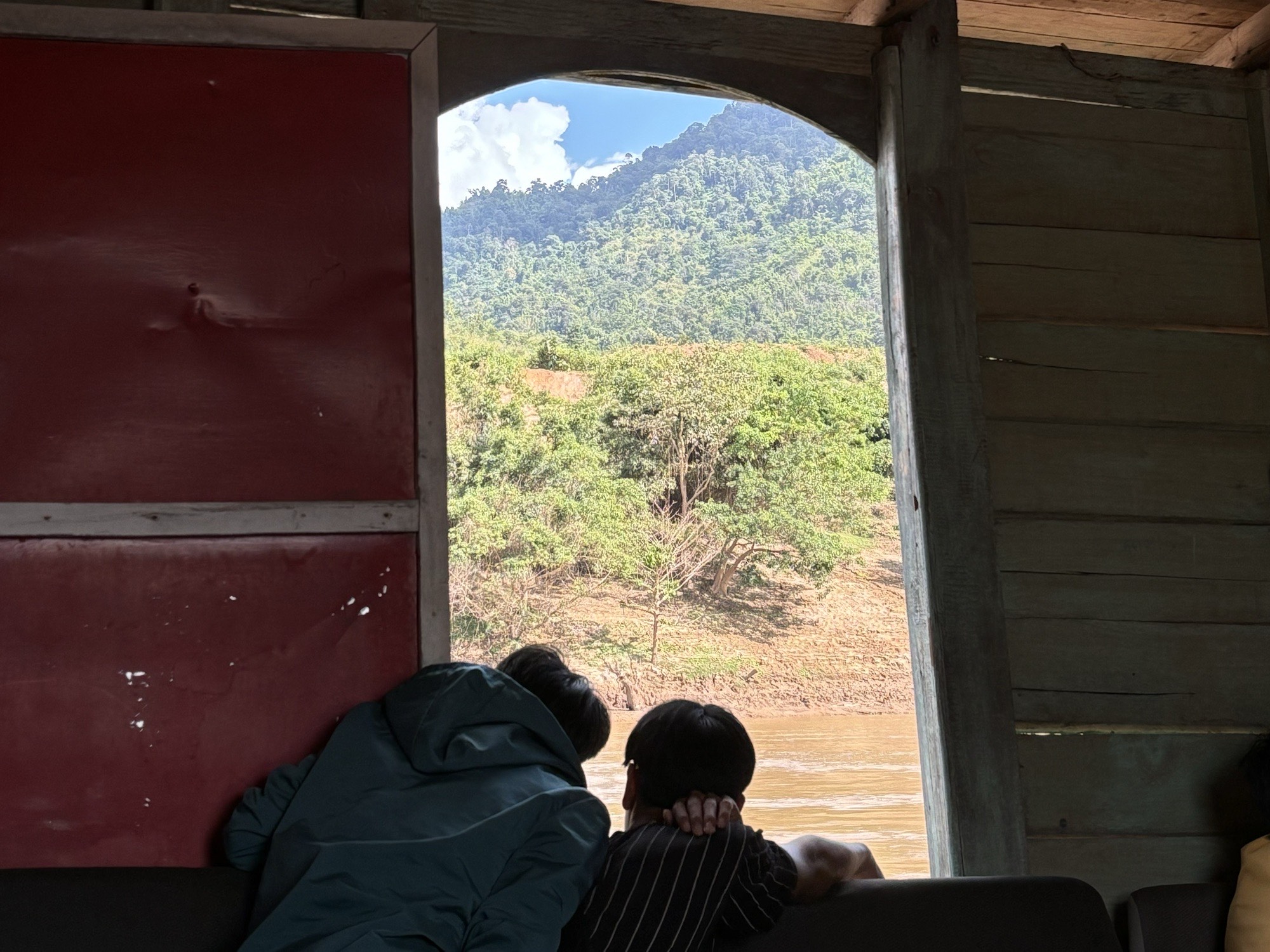 Locals soaking in the peace and quiet of the journey 