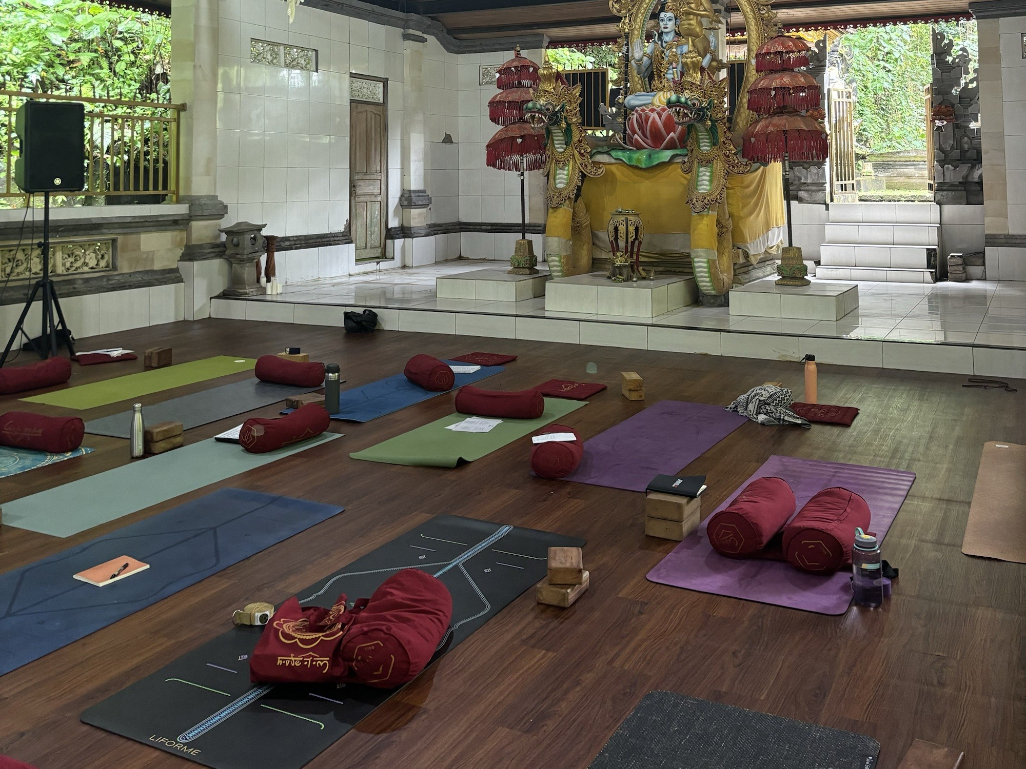 The Pesraman Shala ready for teaching class. 