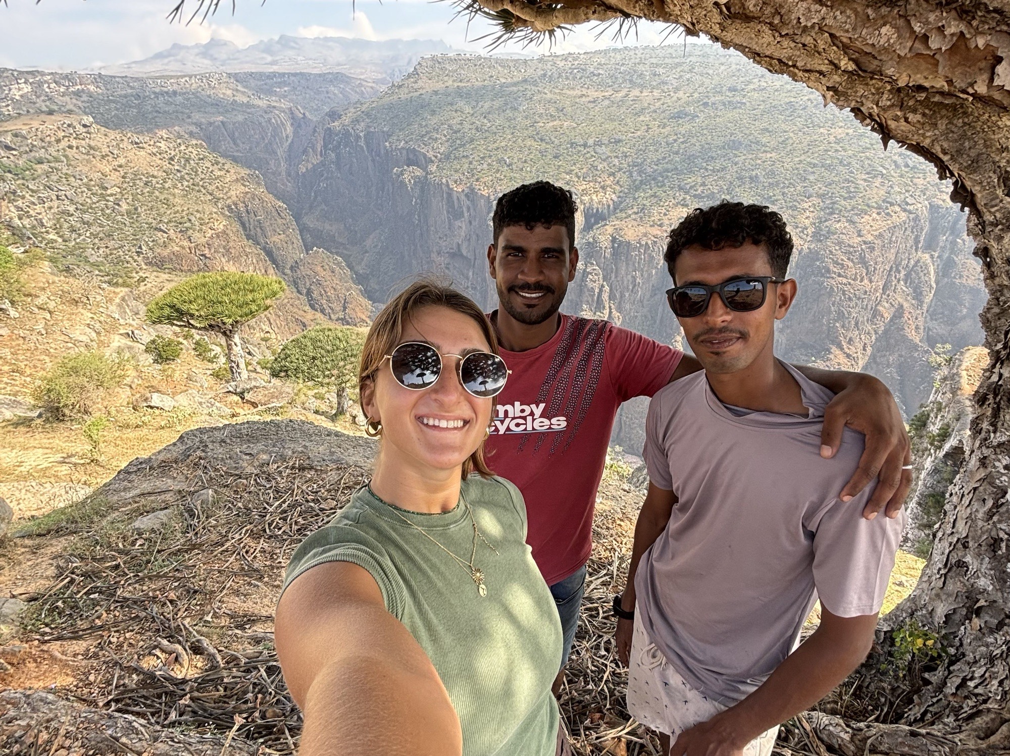 My guides and I at one of the most iconic spots completely alone!