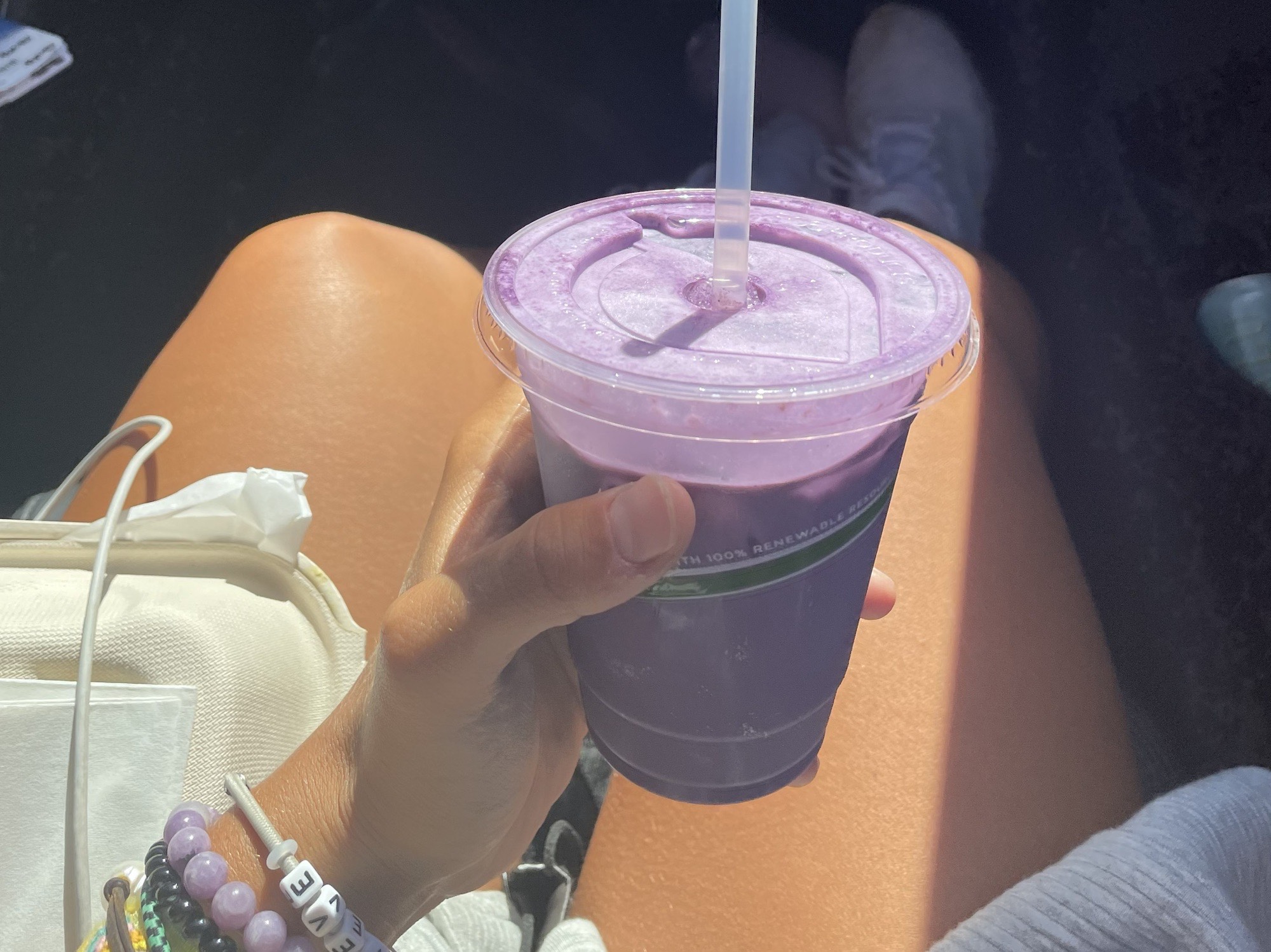 Ube latte at Ali Coffee Co.