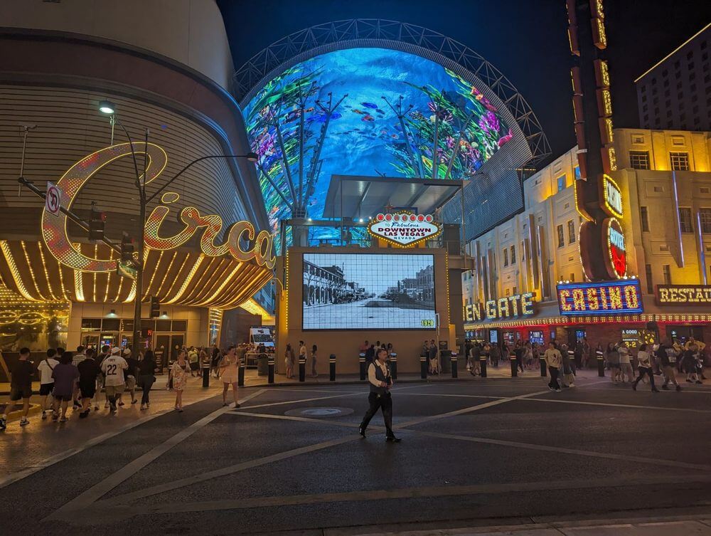 The Fremont Area of Las Vegas