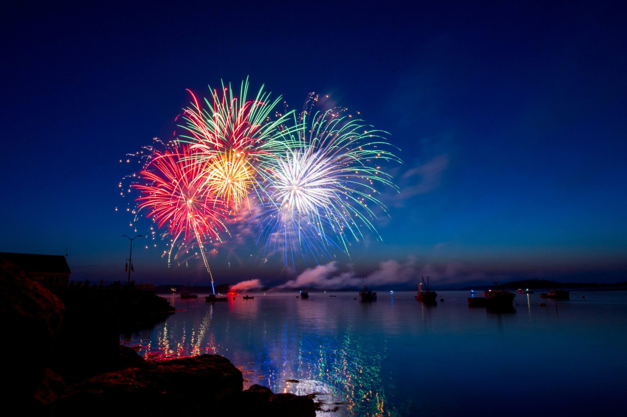 fireworks in lubec, maine