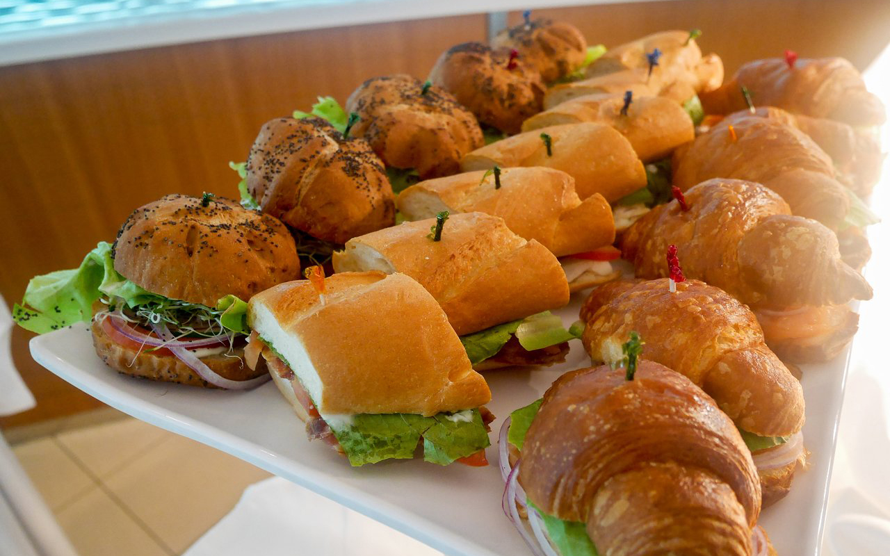 Sandwiches on Paul Gauguin ship
