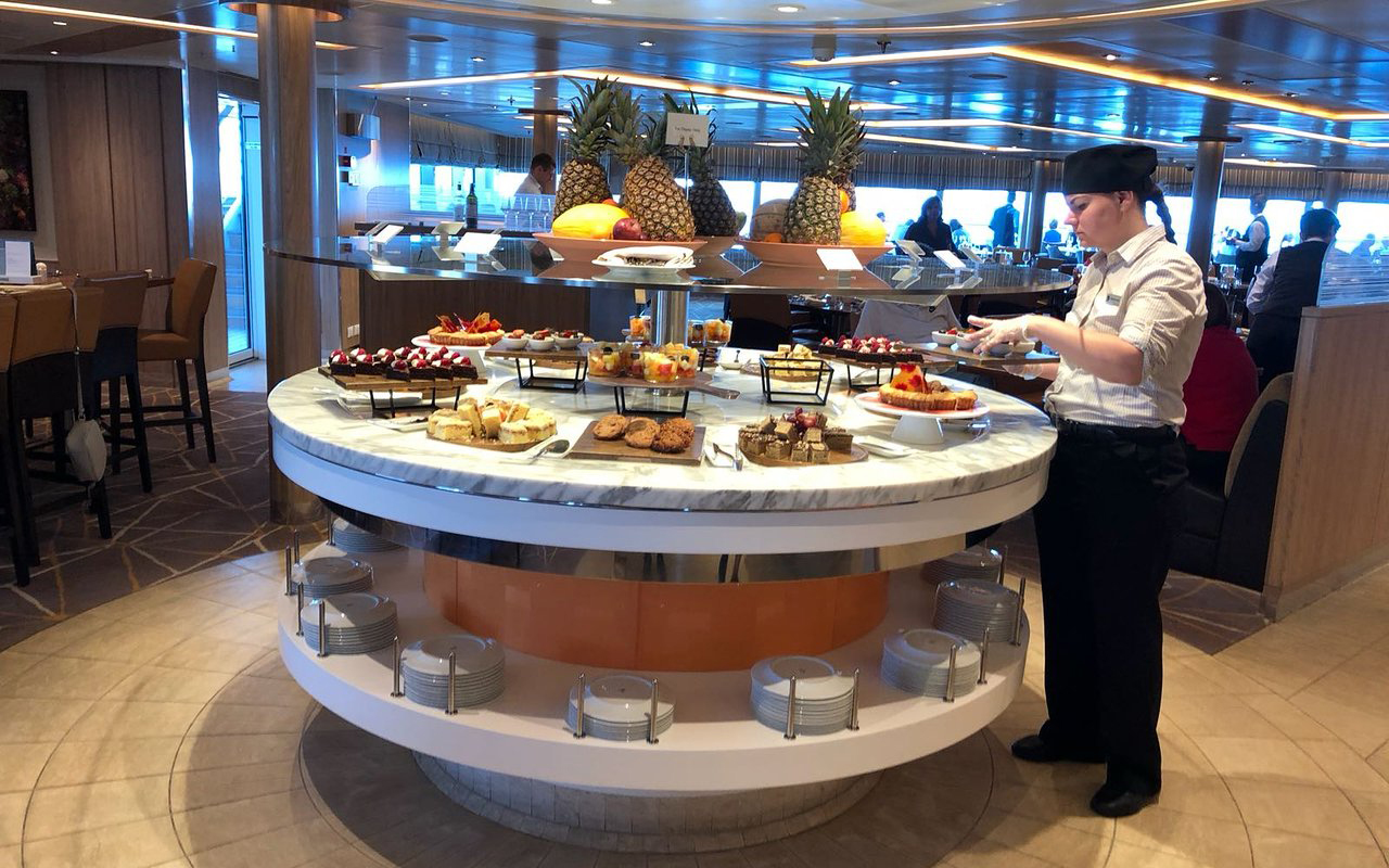 The buffet at the Colonnade