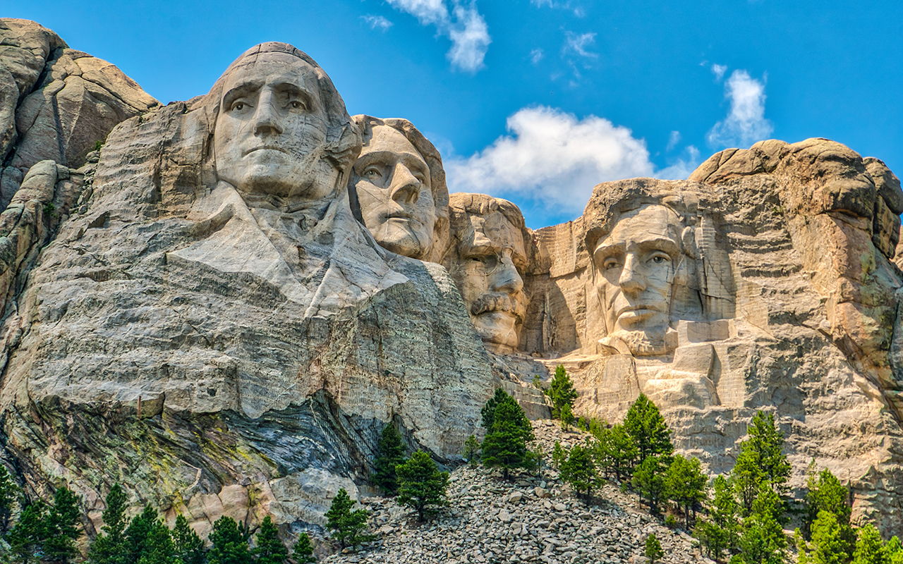 Faces of Mount Rushmore