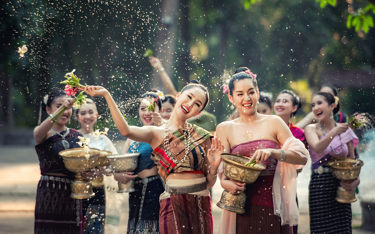 Songkran Water Festival in Chiang Mai, Thailand