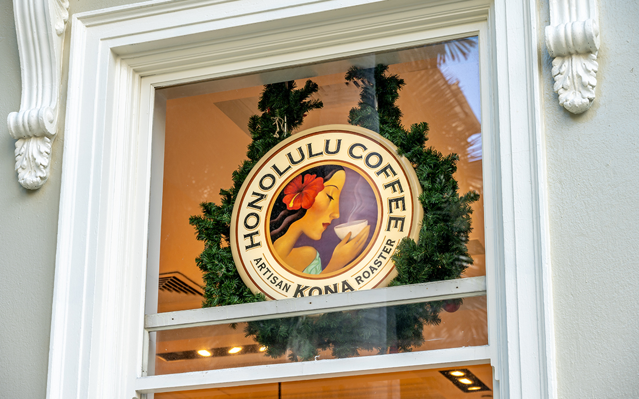 Honolulu coffee sign