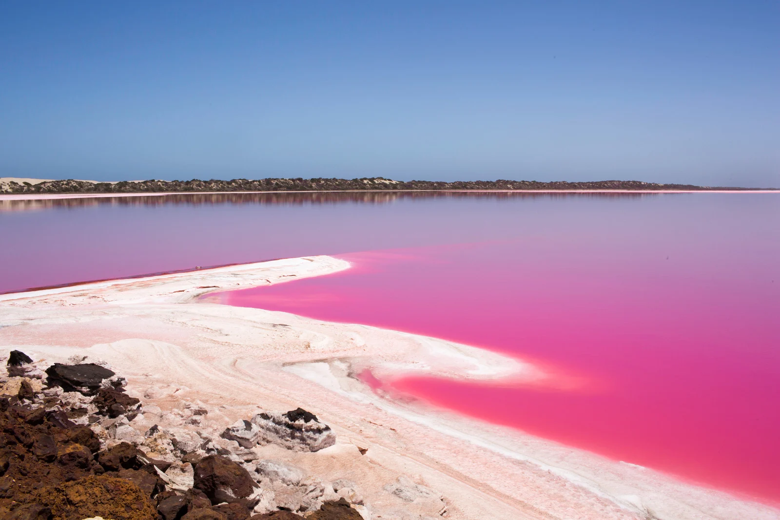 Pink Lake Hut Lagoon, Port Gregory, Western Australia