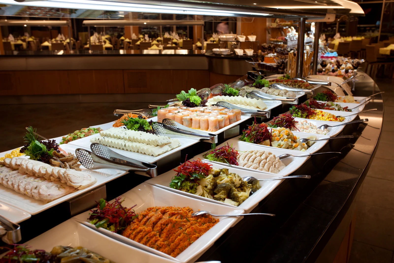 Buffet food
