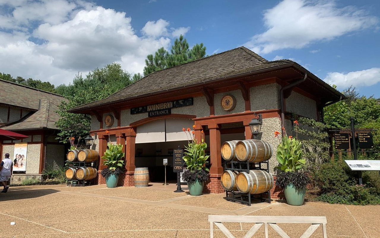 Exterior of the Biltmore Winery in Asheville, NC
